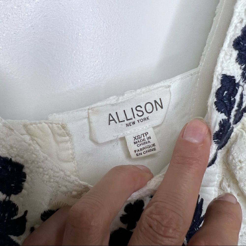 Allison New York White Eyelet Embroidered Maxi Dress- Anthropologie - Picture 3 of 16